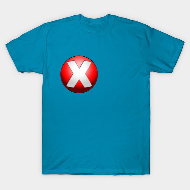 XO Chest Logo T-Shirt by triggerleo